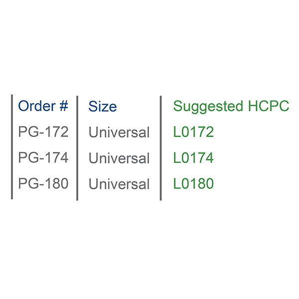 PROGLIDE Cervical Collar Series SUGGESTED HCPC: L0172, L0174, L0180